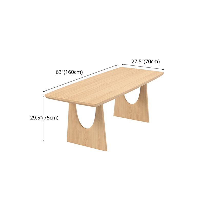 Modern 1/2/4/5 Pieces Dining Set Solid Wood Rectangle Dining Table with Chairs Clearhalo 'Dining Room Sets' 'Dining Tables & Seating' 'dining_room_set' 'furn' 'furn_dining_room_set' 'Furniture' 'furniture_dining_room_set' 'Kitchen & Dining Furniture' 'kitchen&dining_furn' 'kitchen' 1200x1200_376ce965-ee51-40d2-a5ca-c8a4906fd83d