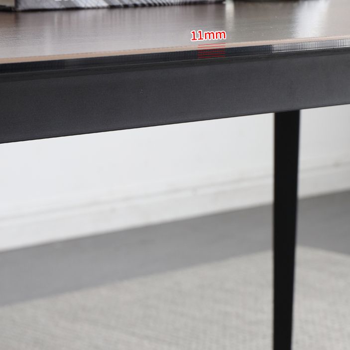 Sintered Stone Industrial Table Restaurant Rectangle Dining Table with 4 Metal Legs Clearhalo ' dining_table' 'Dining Tables & Seating' 'Dining Tables' 'furn' 'furn_dining_table' 'Furniture' 'furniture_dining_table' 'Kitchen & Dining Furniture' 'kitchen&dining_furn' 'kitchen' 'kitchen_dining_table' 1200x1200_376d96db-5dbc-4804-947c-1955f687a6c0