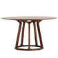 Modern Solid Wood Dining Table Brown Round Table with Pedestal Base for Home Clearhalo ' dining_table' 'Dining Tables & Seating' 'Dining Tables' 'furn' 'furn_dining_table' 'Furniture' 'furniture_dining_table' 'Kitchen & Dining Furniture' 'kitchen&dining_furn' 'kitchen' 'kitchen_dining_table' 1200x1200_376f0ebe-faff-4d7b-b591-63d5f81ec471