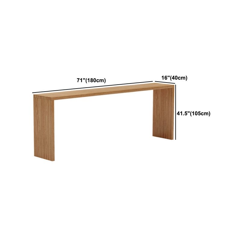 Luxurious Rectangle Pub Table Set 1/5/9 Pieces Wooden Counter Table with Backless Stools Clearhalo 'Bar Furniture' 'furn' 'furn_home_bar_bar_sets' 'Furniture' 'Home Bars & Bar Sets' 'home_bar_bar_sets' 'Kitchen & Dining Furniture' 1200x1200_37711c8a-a933-4f0e-a9ec-972170fa8ce7