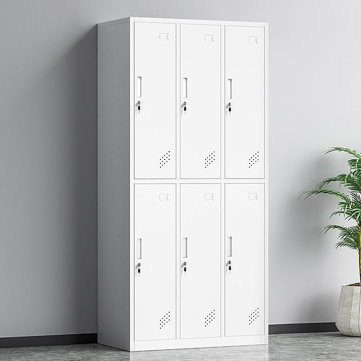 Eigentijdse stalen opbergkastje niet-hangende garderobe armoire