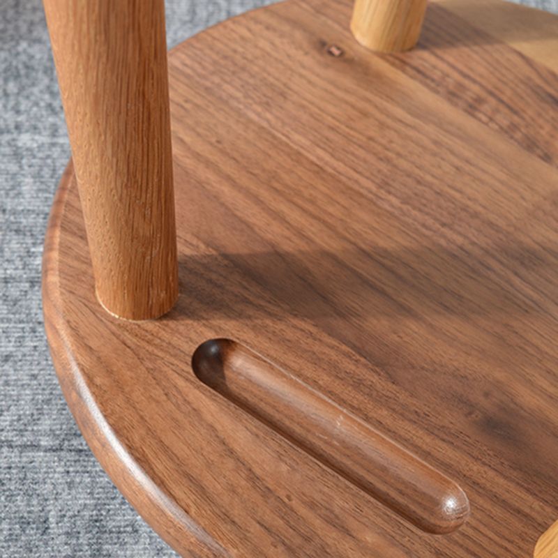 Modern Round Counter Bar Stool Armless Wood Indoor Bar Stool with Footrest Clearhalo 'Bar Furniture' 'Bar Stools' 'bar_stools' 'furn' 'furn_bar_stools' 'furniture_bar_stools' 'Kitchen & Dining Furniture' 'kitchen&dining_furn' 'kitchen' 'kitchen_furn' Furniture' 1200x1200_3773223f-1db8-406a-85a7-66ef7a873b0b