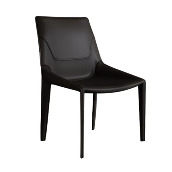 Zeitgenössische Stuhl armlose Stühle für Küche mit Metallbeinen