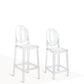 Scandinavian Design Plastic Counter Barstools Full Back Stools for Home Clearhalo 'Bar Furniture' 'Bar Stools' 'bar_stools' 'furn' 'furn_bar_stools' 'Furniture' 'furniture_bar_stools' 'Kitchen & Dining Furniture' 1200x1200_3774bcba-23b8-4760-8867-13d09c0bdbc0