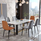 Contemporary Style Dining Chair Armless Chairs with Metal Legs for Kitchen Clearhalo 'Dining Chairs' 'Dining Tables & Seating' 'dining_chair' 'furn' 'furn_dining_chair' 'Furniture' 'furniture_dining_chair' 'Kitchen & Dining Furniture' 1200x1200_37758906-9a1e-48f8-9caf-4a27c629aa87