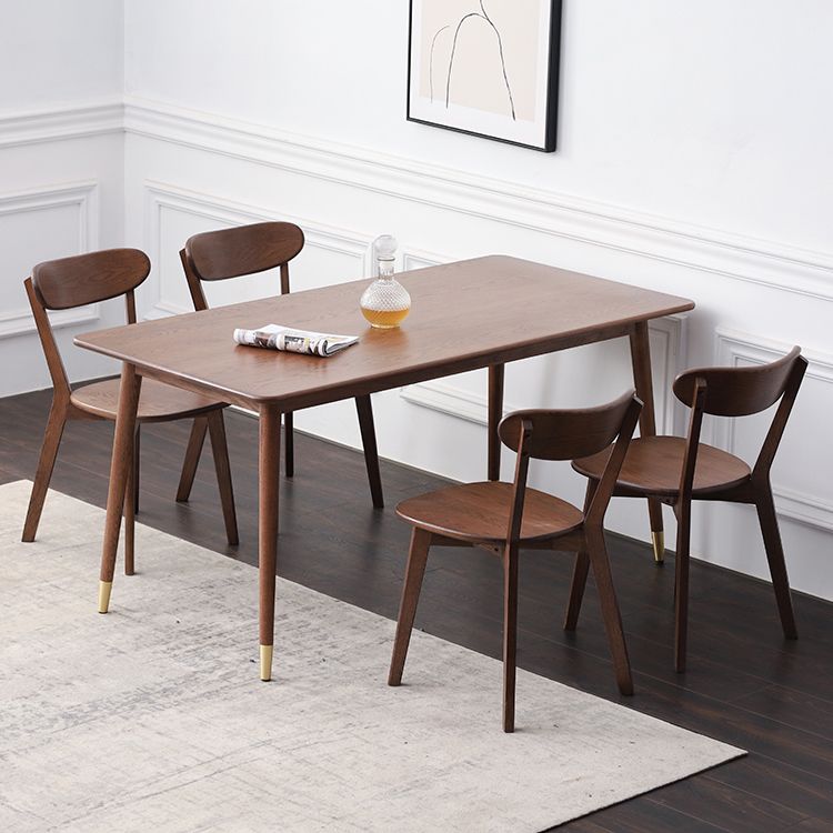 Rectangle Wood Dining Table Modern White Oak Table in Nature with 4 Legs Clearhalo ' dining_table' 'Dining Tables & Seating' 'Dining Tables' 'furn' 'furn_dining_table' 'Furniture' 'furniture_dining_table' 'Kitchen & Dining Furniture' 'kitchen&dining_furn' 'kitchen' 'kitchen_dining_table' 1200x1200_3776f8e2-ce8a-4c2f-9099-5e564ae530e0