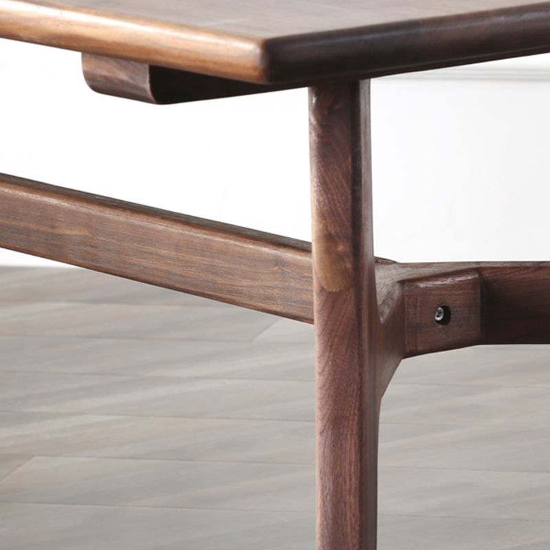 1/5 pezzi set da pranzo moderno a rettangolo in legno massiccio per uso domestico