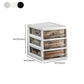 Transparent Filing Cabinet Modern Plastic Drawers Cabinet for Office