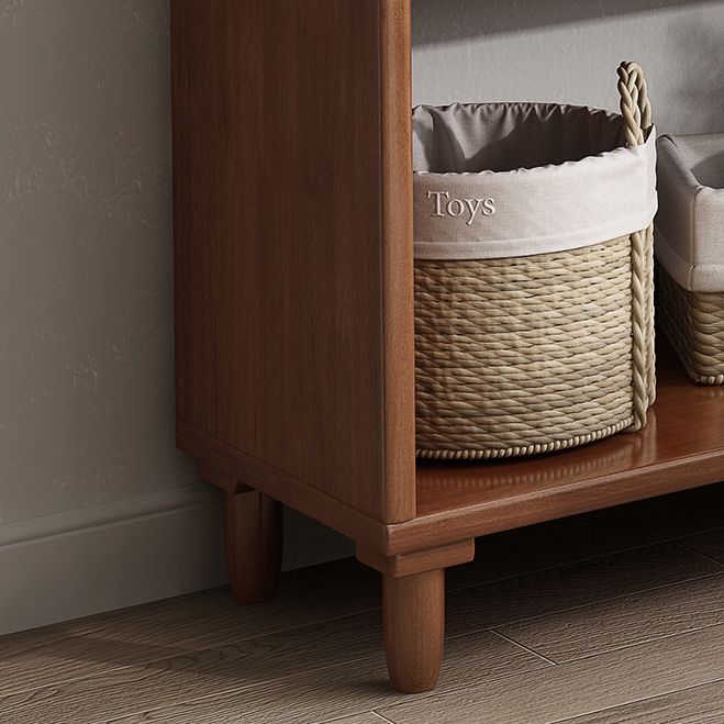 Standard Bookshelf Wooden Shelf Bookcase, 23.62" L x 11.81" W x 66.93" H