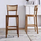 Solid Wood Bar and Counter Stool Armless Counter Height Stools