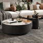 Modern Slate Coffee Table Round Bunching Coffee Table Set with Drawer Clearhalo 'Coffee & Accent Tables' 'Coffee Tables' 'coffee_tables' 'furn' 'furn_coffee_tables' 'Furniture' 'Living Room Furniture' 1200x1200_377bbd42-a464-4d87-80e9-05b4d4332ba8