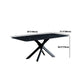 Modern Sintered Stone Rectangle Table Set 1/2/5/7 Pieces Dining Set