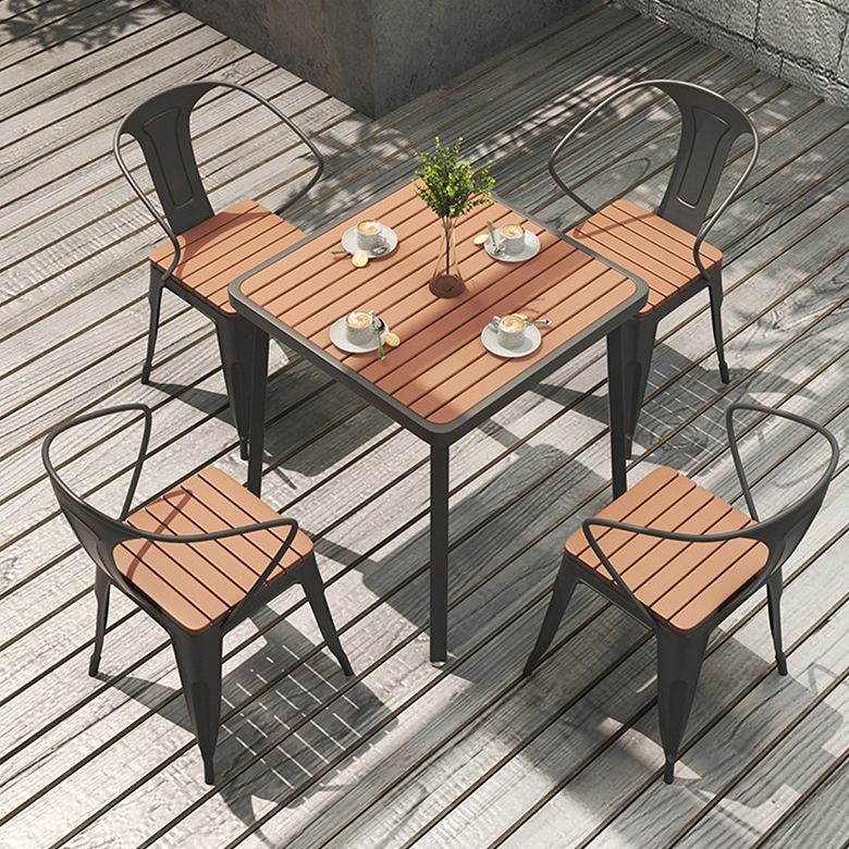 Juego de mesa rectángulo de estilo contemporáneo 1/2/3/5/7 Piezas de comedor para cocina