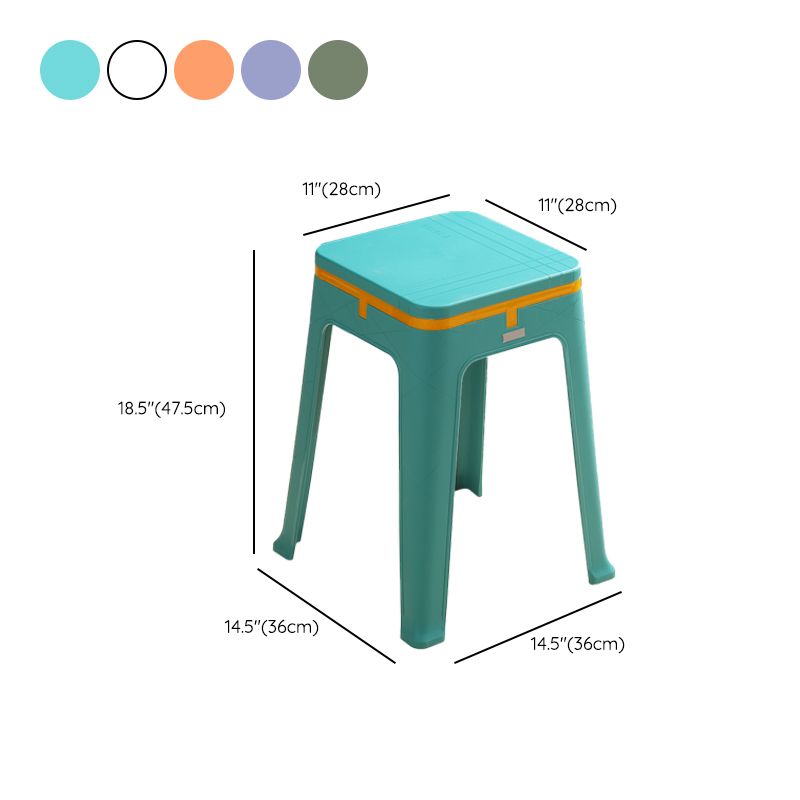 Sedia da pranzo senza schienale glam-outdoor.