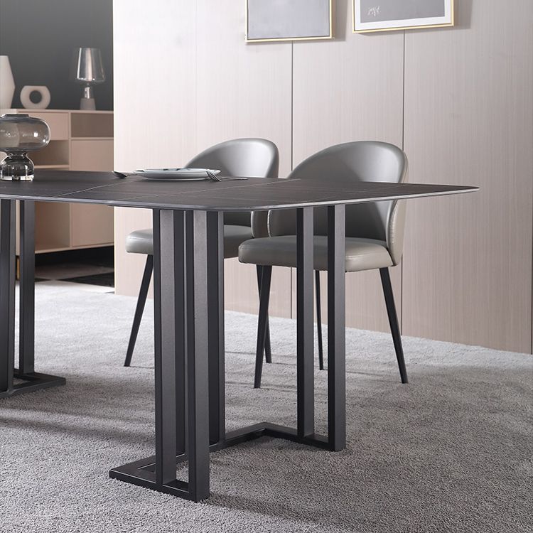 Modern 1/4/5/7 Pieces Dining Rectangle Dining Table Set for Home Use Clearhalo 'Dining Room Sets' 'Dining Tables & Seating' 'dining_room_set' 'furn' 'furn_dining_room_set' 'Furniture' 'furniture_dining_room_set' 'Kitchen & Dining Furniture' 'kitchen&dining_furn' 'kitchen' 1200x1200_377f5955-d82b-4a9e-a56a-df9e8e481524