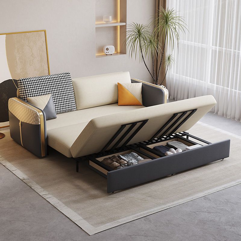 Divani per sonno posteriore cuscino bianco.