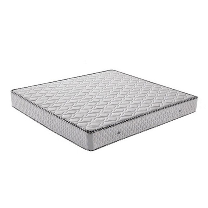 Cama de panel moderno rectangular cama de madera sólida con cabecero