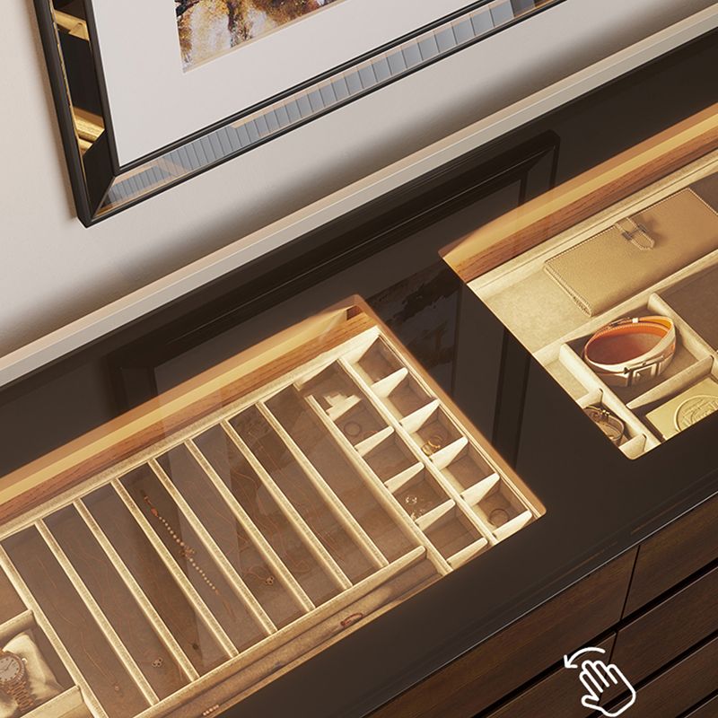 Madera fabricada Classic Glam Storage Coffster con cajones de 5/6/8