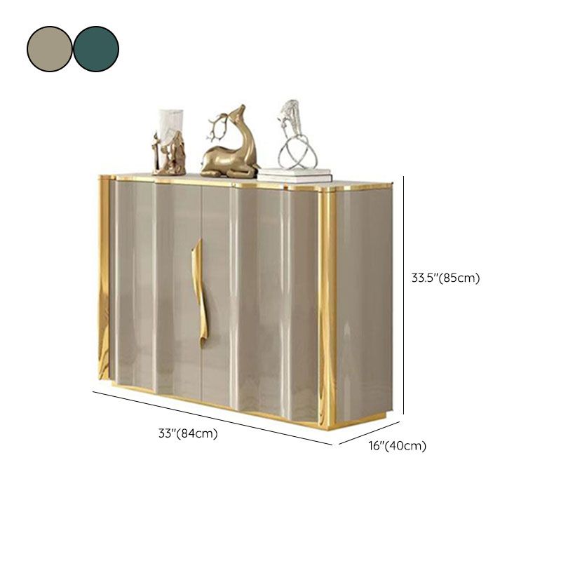 Glam Sideboard Engineered Holzaufbewahrungsbuffet mit Türen zum Esszimmer