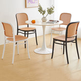 Contemporary Square Bar and Counter Stool Rattan Stool with 4 Legs Clearhalo 'Bar Furniture' 'Bar Stools' 'bar_stools' 'Furniture' 'furniture_bar_stools' 'Kitchen & Dining Furniture' 1200x1200_37858d06-37a9-444d-94e4-2037efd1c284