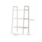 Scandinavian Open Back Bookshelf Ladder Metal Bookcase with Shelves