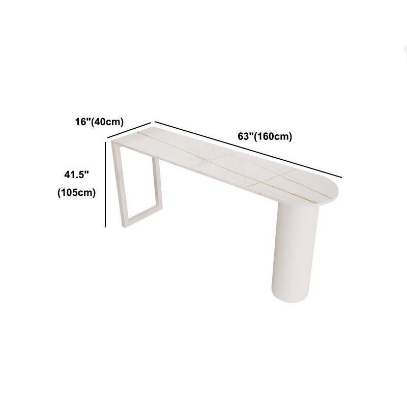 Contemporary Dining Bar Counter Table Rectangle Table for Kitchen Clearhalo 'Bar Furniture' 'Bar Tables' 'bar_tables' 'furn' 'furn_bar_tables' 'Furniture' 'furniture_bar_tables' 'Kitchen & Dining Furniture' 1200x1200_37881713-b1bb-4fa2-a308-e8f936cf4d6f