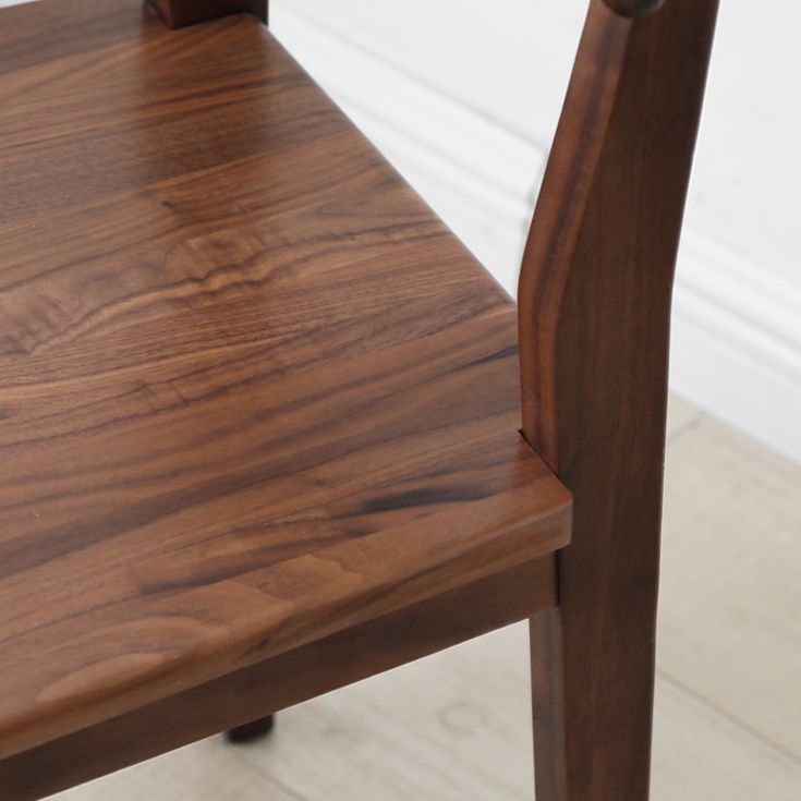 Eetkamer armloze eetkamerstoel huis open rug eetkamerstoel