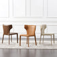 Contemporary Leather Dining Chair Armless Wingback Side Chair for Restaurant Use Clearhalo 'Dining Chairs' 'Dining Tables & Seating' 'dining_chair' 'furn' 'furn_dining_chair' 'Furniture' 'furniture_dining_chair' 'Kitchen & Dining Furniture' 1200x1200_378a8a73-3b21-4cb0-a58f-f8fed96e7882