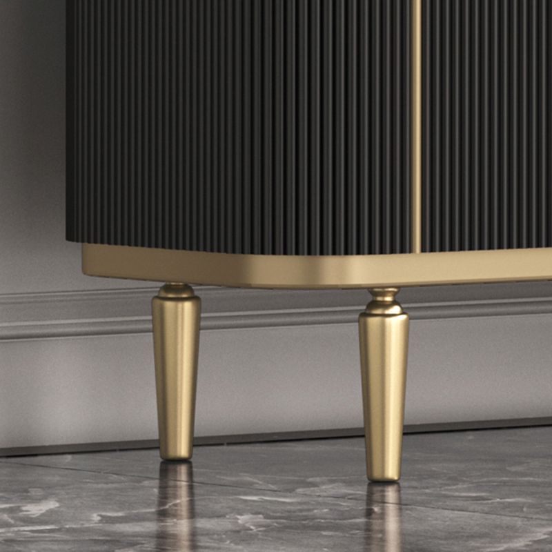 Mesa del aparador de almacenamiento de mármol de lado Glam Sideboard con puertas para el comedor