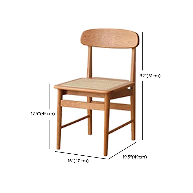 モダンなスタイルの家具5/7 PCS長方形のソリッドウッドダイナーテーブルとダイニングチェア