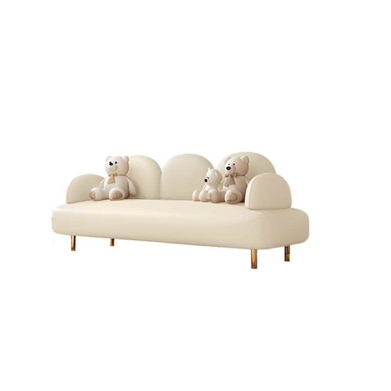 Zeitgenössisches Sitzplatz Leder 3 Sitzer Wohnzimmer eingebraucht