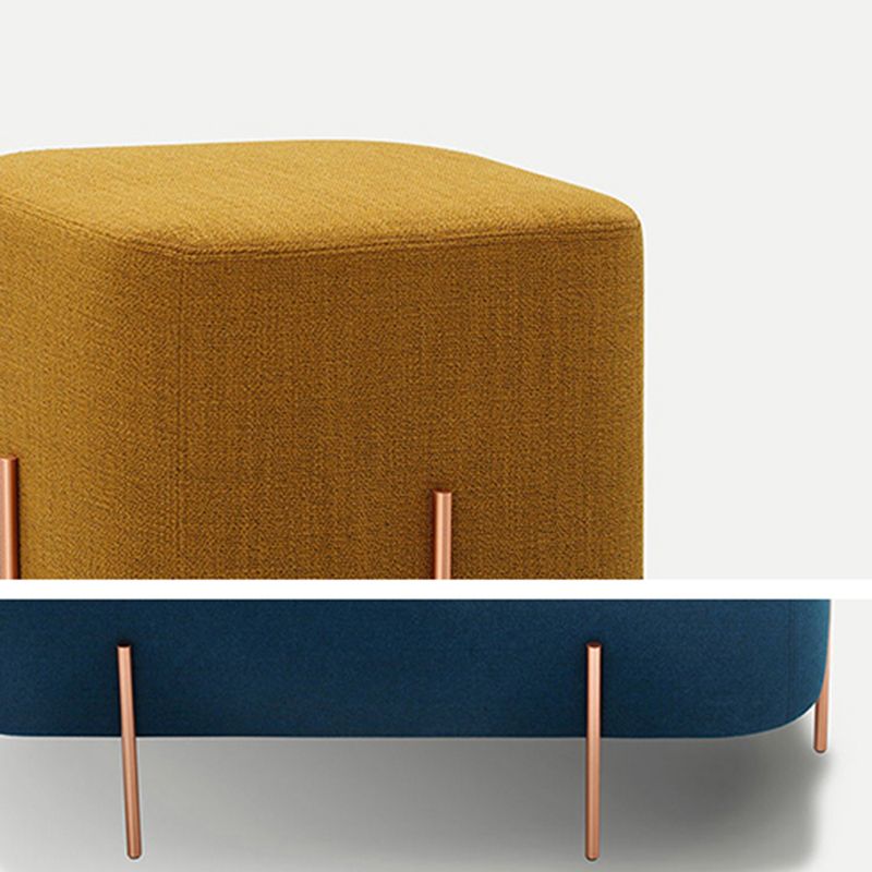 Solid Color Fabric Standard Stool Modern Simple Square Upholstered Footstool Clearhalo 'furn' 'furn_ottomans_poufs' 'Furniture' 'Living Room Furniture' 'Ottomans & Poufs' 'ottomans_poufs' 1200x1200_378ce934-5596-466c-a0d5-1a1385a4e644
