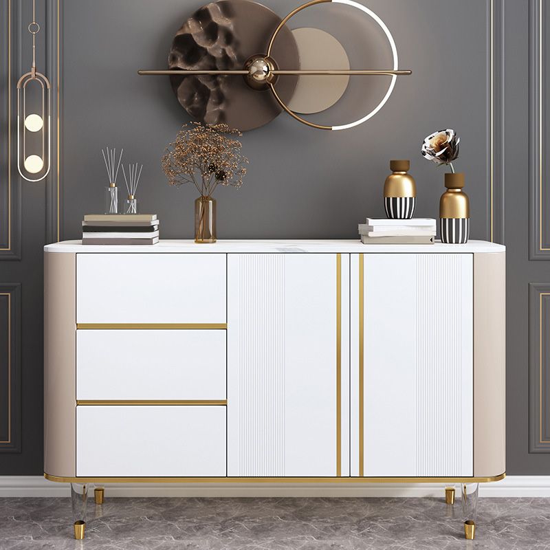 Armadi glam per pranzo buffet a 3 cassetto e sideboard a buffet a 2 porte