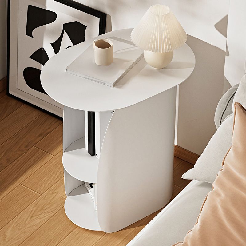 20,5 "W x 22" H Iron Torgente Modern Accent Table Comobilismo con 3-RASSE per soggiorno