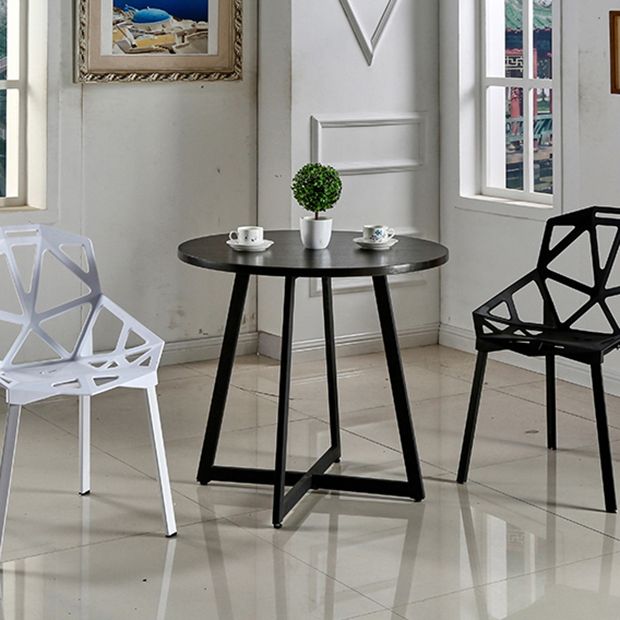 Metal Contemporary Dining Table Indoor Round Table for Kitchen Clearhalo ' dining_table' 'Dining Tables & Seating' 'Dining Tables' 'furn' 'furn_dining_table' 'Furniture' 'furniture_dining_table' 'Kitchen & Dining Furniture' 'kitchen&dining_furn' 'kitchen' 'kitchen_dining_table' 1200x1200_3791222b-6902-4dff-bfd8-0dca64b6c724