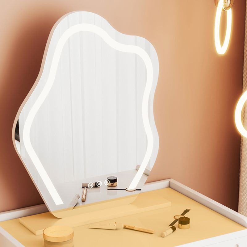 15" Wide Contemporary Make-up Vanity Wooden White Dressing Table Clearhalo 'Bedroom Furniture' 'furn' 'furn_makeup_vanities' 'Furniture' 'Makeup Vanities' 'makeup_vanities' 1200x1200_37977e67-6d1b-44db-98f5-cfcff5d0c6e4