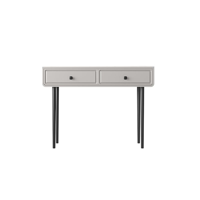 30.7" High 4 Drawers Makeup Vanity Desk Wood and Metal Vanity