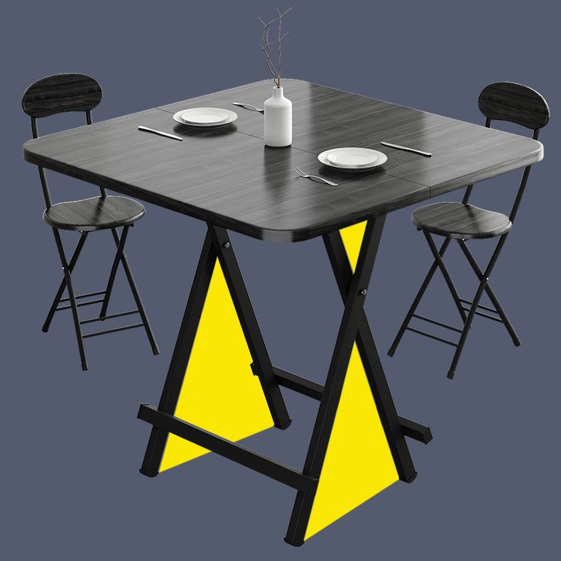 Modern Wooden Dining Room Set with Round Table Space-Saving Design Home Dining Table Furniture Clearhalo 'Dining Room Sets' 'Dining Tables & Seating' 'dining_room_set' 'furn' 'furn_dining_room_set' 'Furniture' 'furniture_dining_room_set' 'Kitchen & Dining Furniture' 'kitchen&dining_furn' 'kitchen' 1200x1200_37994752-5443-4f98-802c-ae3bcf0c60d6