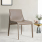 Contemporary Metal Dining Armless Chair Leather Dining Side Chair for Home Use Clearhalo ' kitchen&dining_furn' 'Dining Chairs' 'Dining Tables & Seating' 'dining_chair' 'furn' 'furn_dining_chair' 'Furniture' 'furniture_dining_chair' 'Kitchen & Dining Furniture' 'kitchen' 1200x1200_379b6d63-2b64-4d82-9fa8-825dc0f7db5e