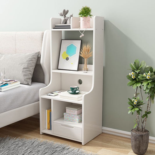 Modernes Bett Nachttisch Masster Holz Akzenttisch Nachttisch mit Schublade