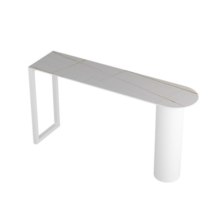 Modern 1/2/3/5 Pieces Bar Table Set Rectangle Stone Bar Table with High Stools Clearhalo 'Bar Furniture' 'furn' 'furn_home_bar_bar_sets' 'Furniture' 'Home Bars & Bar Sets' 'home_bar_bar_sets' 'Kitchen & Dining Furniture' 1200x1200_379e05f6-a0a6-4274-a4b9-9a2c554760e0
