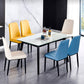 Contemporary Home Side Chair Parsons Back Metal Dining Room Chair with Sponge Cushion Clearhalo ' kitchen&dining_furn' 'Dining Chairs' 'Dining Tables & Seating' 'dining_chair' 'Furniture' 'furniture_dining_chair' 'Kitchen & Dining Furniture' 'kitchen' 1200x1200_379f277b-63ef-4acb-b4c5-f861a98954c5