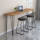 Rectangle Artificial Wood Dining Table Counter Height Table with 4 Legs