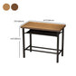 Ensemble de Table de Bar moderne 1/2/5 pièces, Table de comptoir en bois de pin avec tabourets hauts