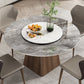 Contemporary Round Shape Dining Set Sintered Stone Top Dining Table Furniture for Restaurant Clearhalo 'Dining Room Sets' 'Dining Tables & Seating' 'dining_room_set' 'furn' 'furn_dining_room_set' 'Furniture' 'furniture_dining_room_set' 'Kitchen & Dining Furniture' 'kitchen&dining_furn' 'kitchen' 1200x1200_37a97bf4-9a2c-43f2-b666-d62e1fdf0d56