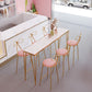 Metal Rectangular Table Modern Minimalist Milk Tea Shop Bar Table