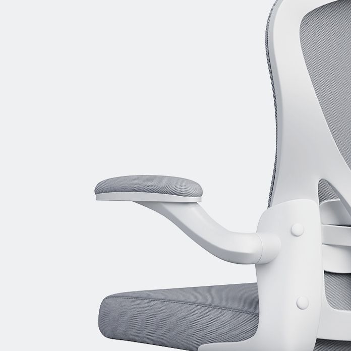 Modern Style Task Chair Adjustable Office Chair with Flip-Up Armrest Clearhalo 'furn' 'furn_office_chair' 'Furniture' 'furniture_office_chair' 'Office Chairs' 'Office Furniture' 'office_chair' 1200x1200_37ad950f-e512-4250-80a7-c9fd4a8fc0da