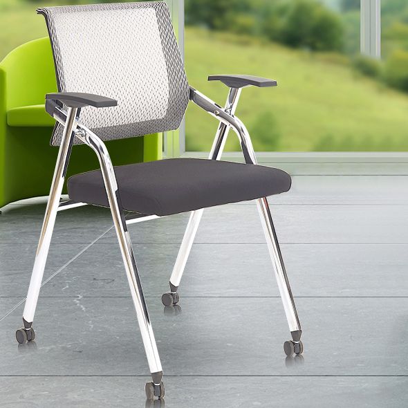 Mid Back Mesh Conference Chair Modern Fixed Arms Office Chair for Home Office Clearhalo 'furn' 'furn_office_chair' 'Furniture' 'Office Chairs' 'Office Furniture' 'office_chair' 1200x1200_37af2bad-232a-4b8e-8010-06f9cd3ab88e