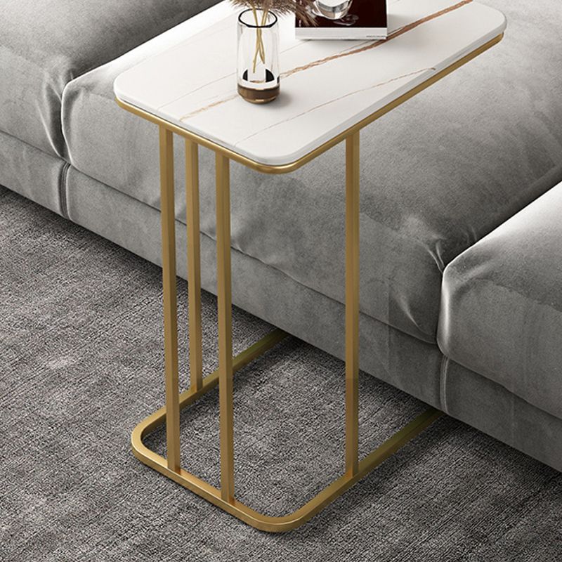 Slate Rectangular Side Table Modern Minimalist Sofa Corner Table
