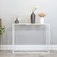 Contemporary Style Console Table Metal Rectangle Accent Table